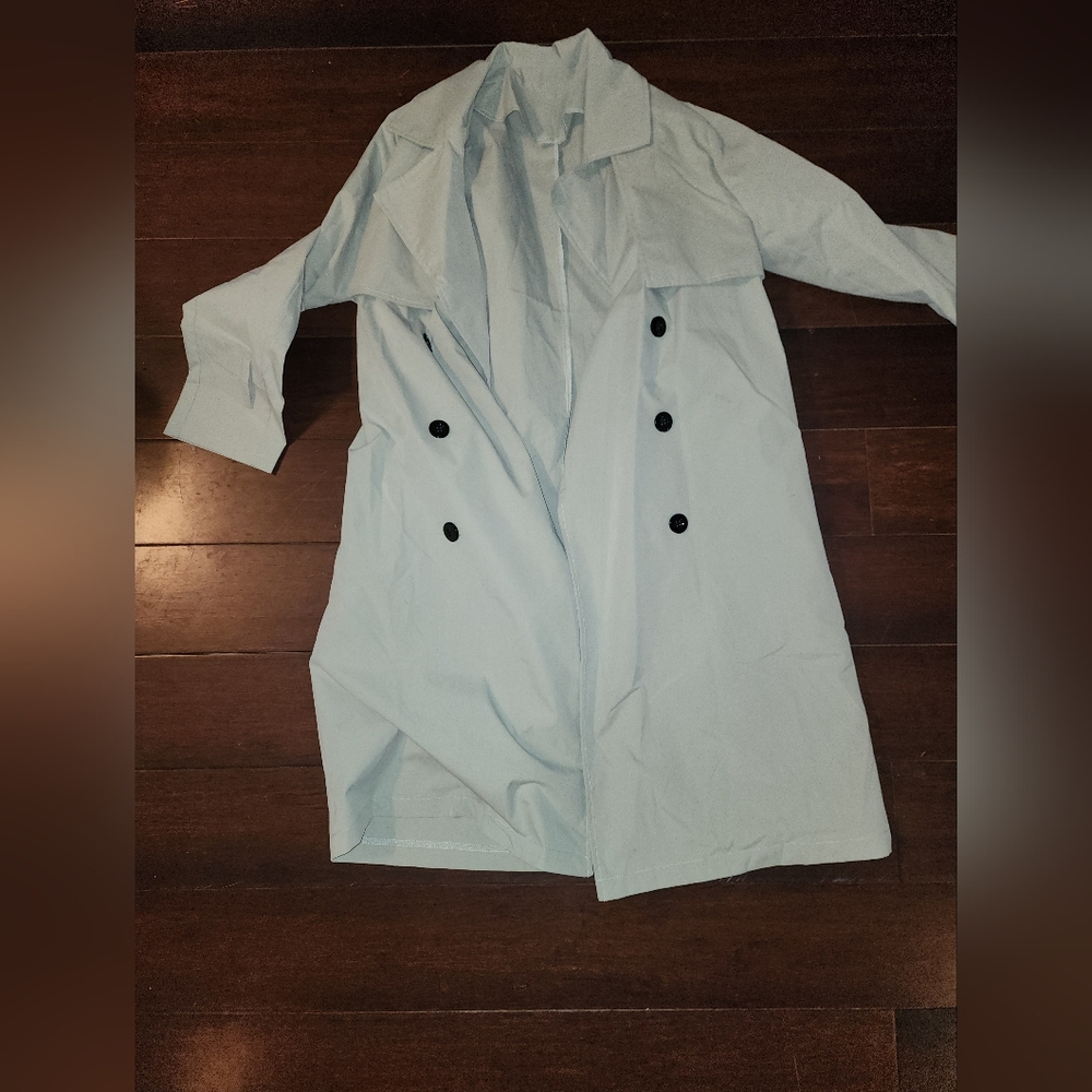 Mint green jacket